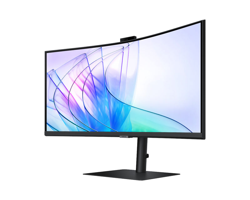 Samsung 34 Inch WQHD Curved VA Monitor USB-C KVM LAN Webcam