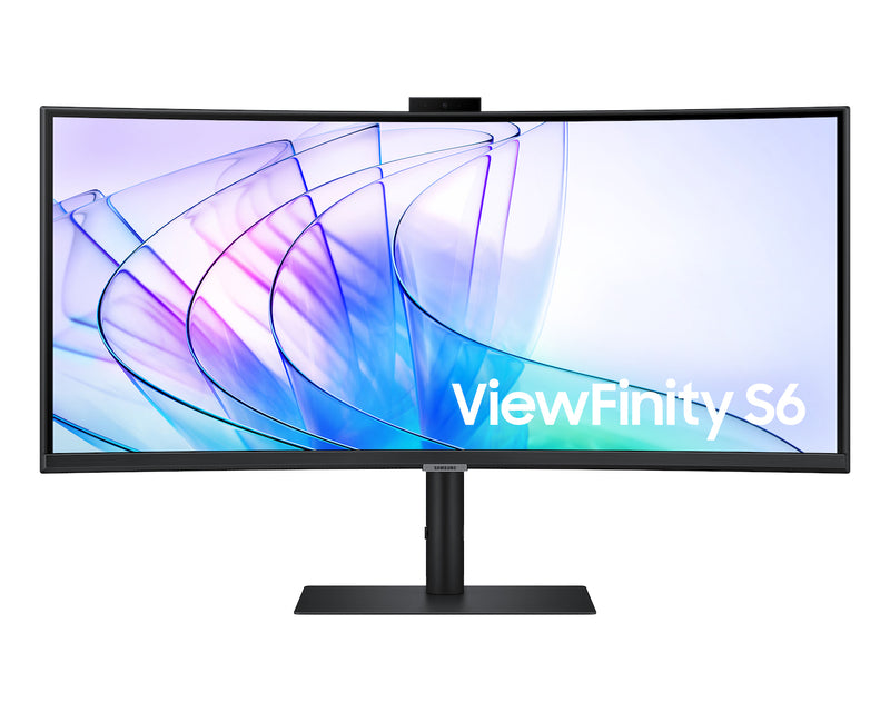 Samsung 34 Inch WQHD Curved VA Monitor USB-C KVM LAN Webcam