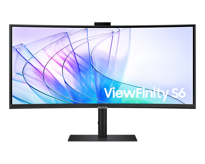 34" ViewFinity S65VC Curved WQHD Webcam Business Monitor - 0