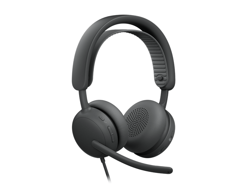 Logitech Zone Wired 2 UC Stereo Headset USB-C USB-A Adaptive Hybrid ANC Noise Cancelling 2YR