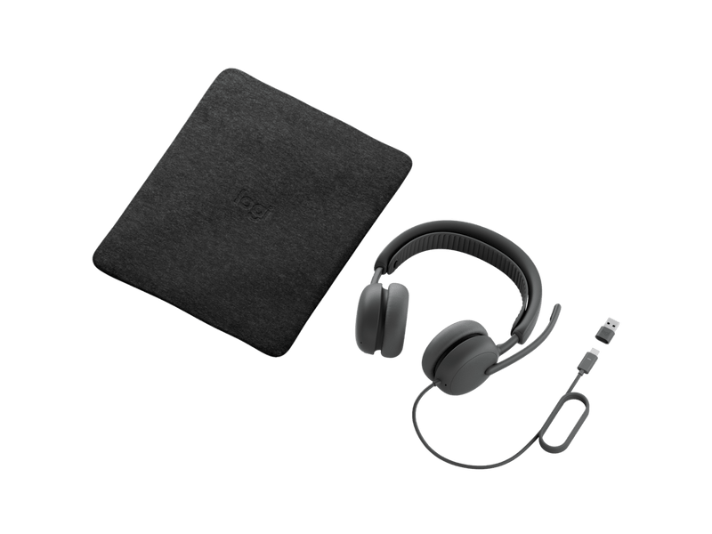 Logitech Zone Wired 2 UC Stereo Headset USB-C USB-A Adaptive Hybrid ANC Noise Cancelling 2YR