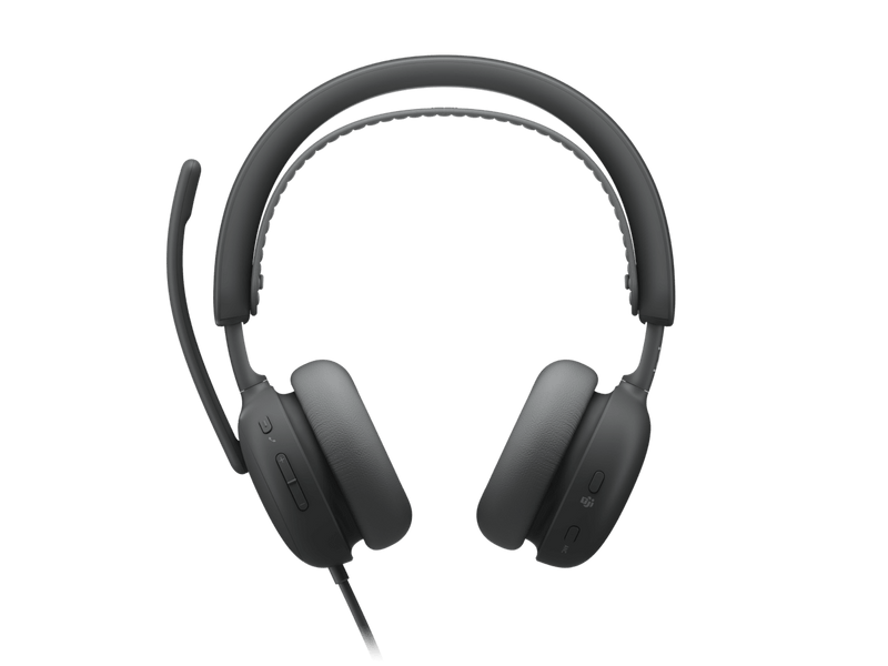 Logitech Zone Wired 2 UC Stereo Headset USB-C USB-A Adaptive Hybrid ANC Noise Cancelling 2YR