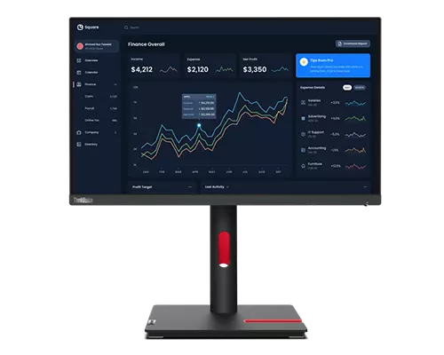 LENOVO T22I-30 21.5" WLED IPS FHD (16:9), HDMI, DP, VGA, USB(4), PIVOT, H/ADJ, 3YR - 63B0MAR6AU