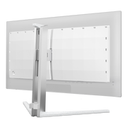 Rear view of Evnia 27M2N8800 monitor with connectivity ports and stand design