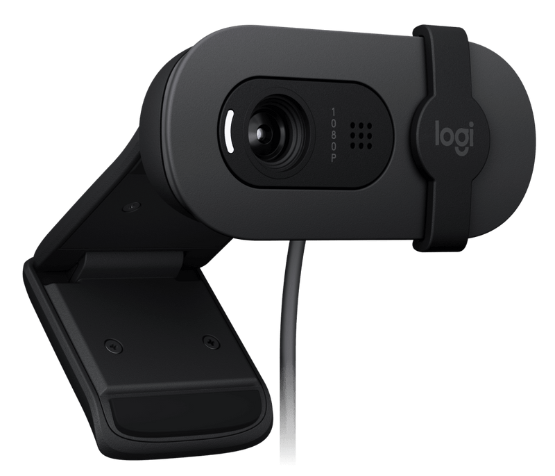 Logitech Brio 100 FHD Webcam 2MP USB Built-in Microphone Graphite 960-001587