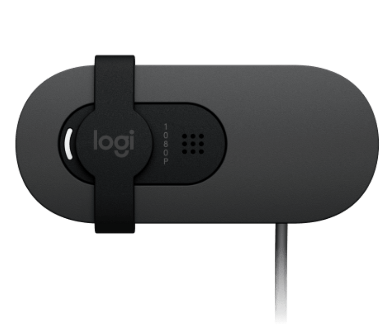 Logitech Brio 100 FHD Webcam 2MP USB Built-in Microphone Graphite 960-001587