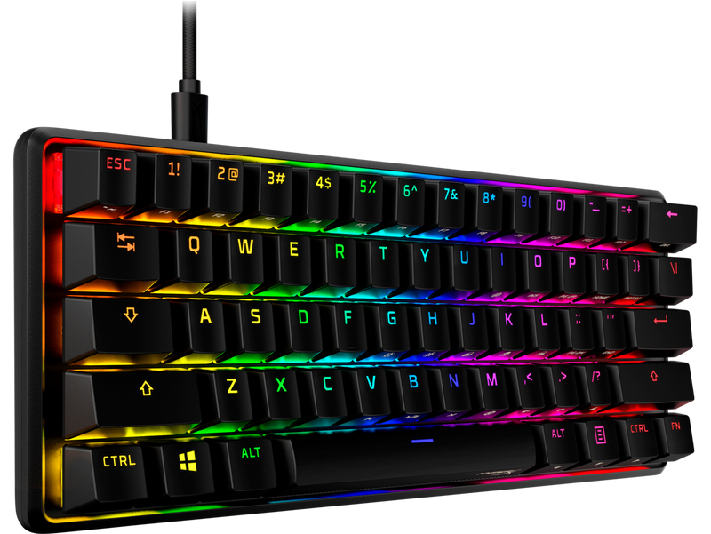 HP HyperX Alloy Origins 60 Mechanical Gaming Keyboard - Aqua