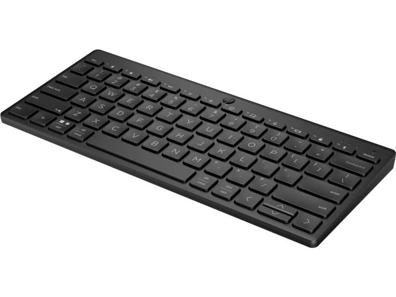 HP 350 Compact Multi-Device Wireless Keyboard - Black - 692S8AA