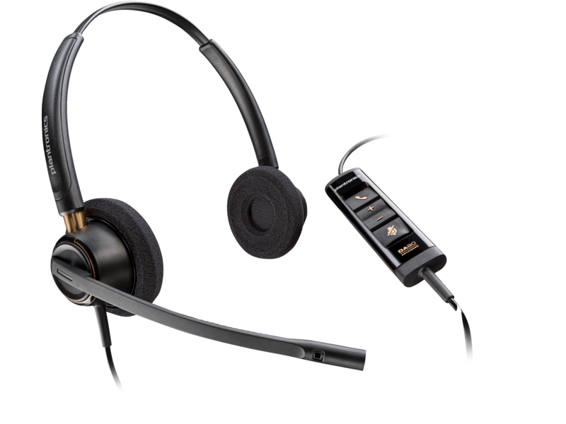 Poly EncorePro 525 MS Stereo with USB-A & C Headset - 0