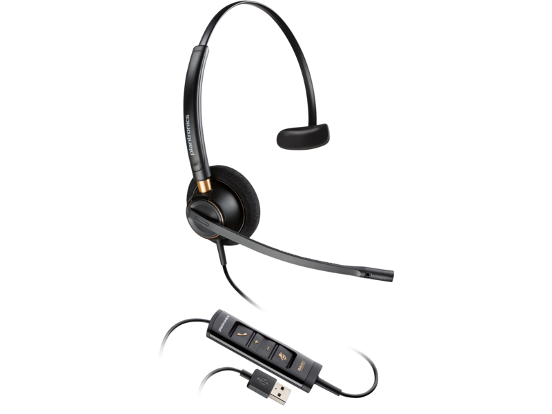 Poly 515 EncorePro MS Mono Wired Headset - 0