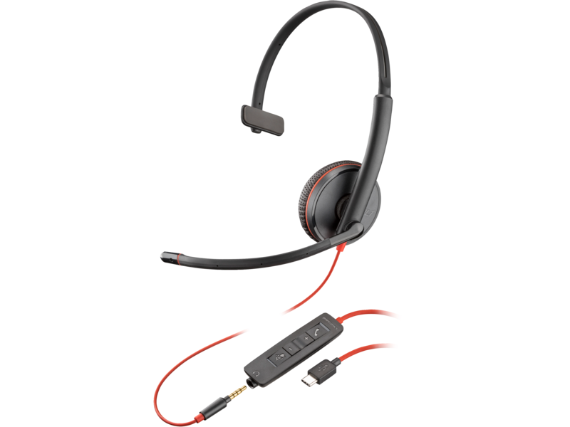 Poly 3215 Blackwire UC Mono Headset - 0