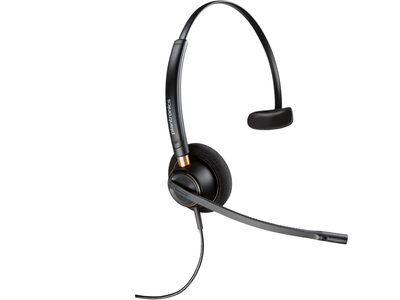 HP POLY ENCOREPRO HW510 OTH CORDED MONO HEADSET,NOISE CANCELLING, QUICK DISCONNECT - 783Q2AA