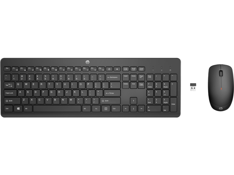 HP 230 Keyboard & Mouse - USB Type A Wireless - 18H24AA