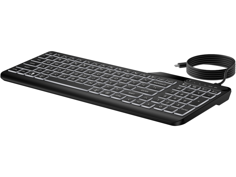 HP 405 Multi-Device Backlit Wired Keyboard - 7N7C1AA