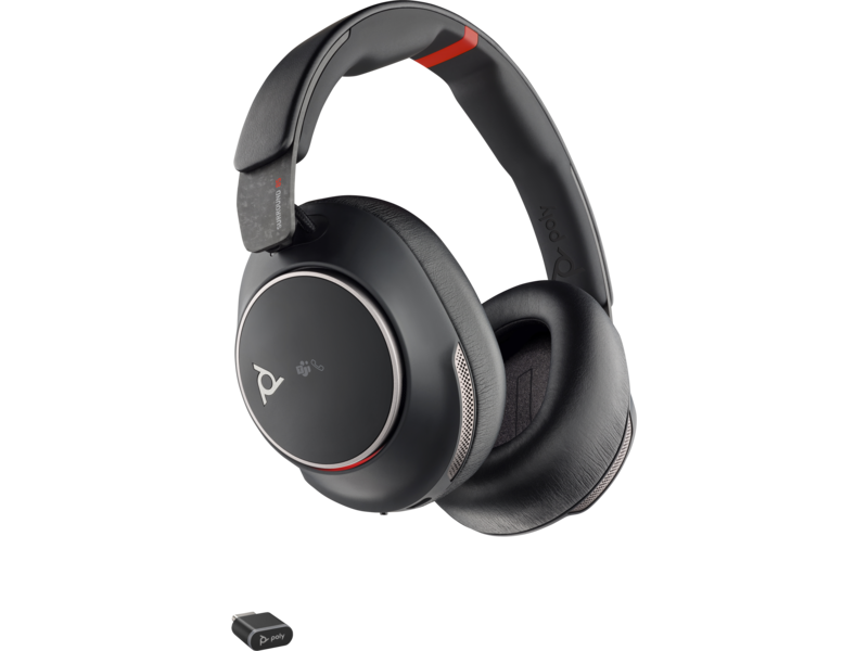 HP POLY VOYAGER SURROUND 85 MS USB-C/A ADAPTER / BLACK / BT700 USB-C WITH CHARGING STAND - 8G7T8AA