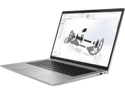 Off center shot of the front HP ZBook Firefly 14 inch G11 Mobile Workstation