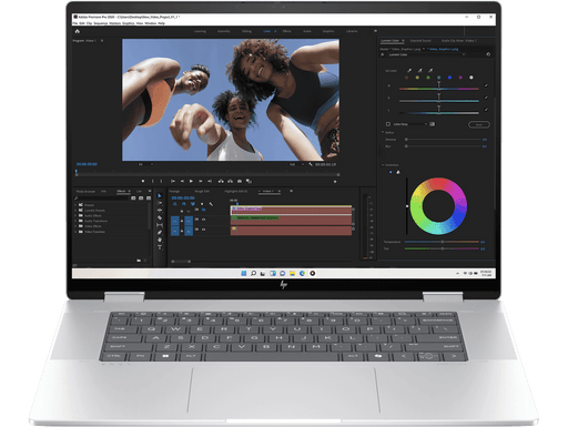 Front view of the HP Envy x360 2-in-1 Laptop.