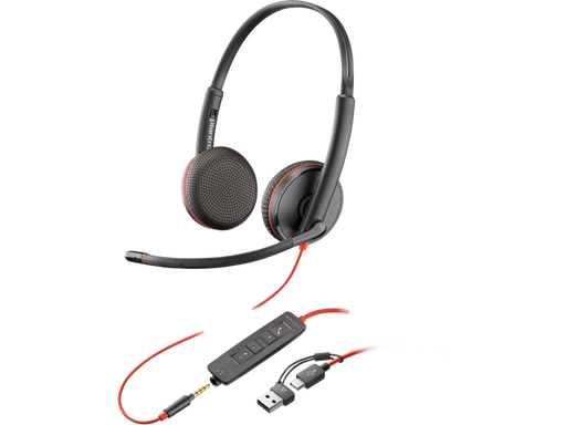 Poly Blackwire 3225 Stereo USB-C Headset - 0