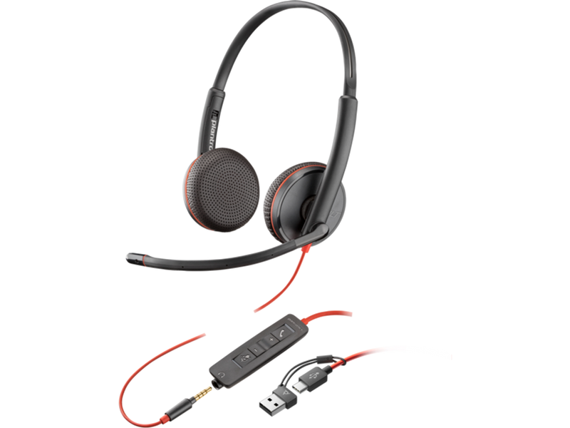 Poly Blackwire 3220 Stereo USB-C Headset - 0