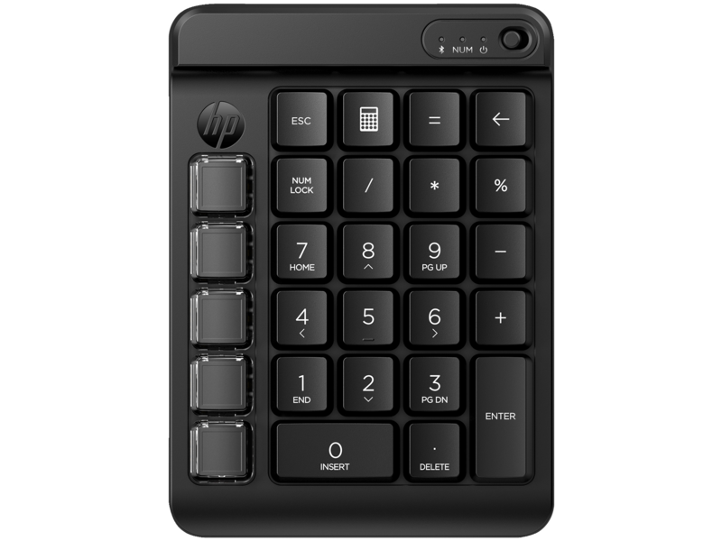 HP 435 Prog Bluetooth Wireless Keypad - Black - 7N7C3AA