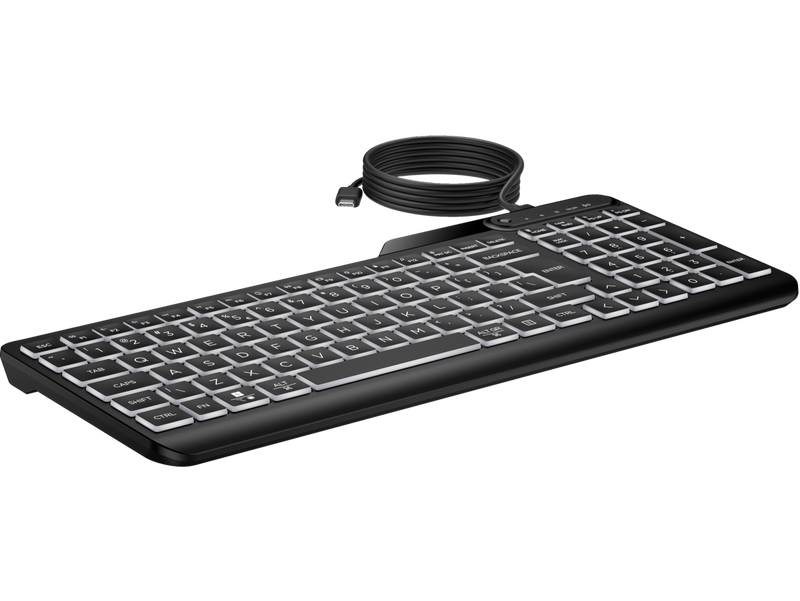 HP 405 Multi-Device Backlit Wired Keyboard - 7N7C1AA