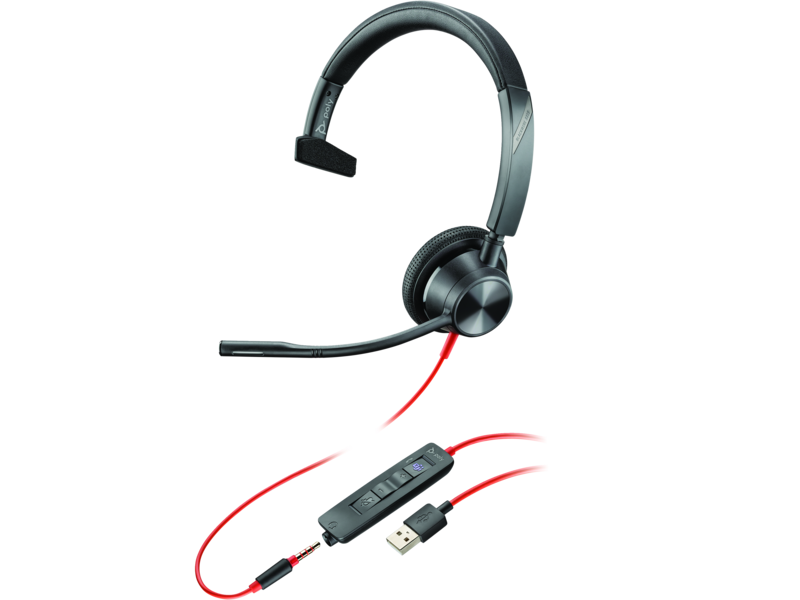 Poly 3315 Blackwire Wired USB-A Headset - 0