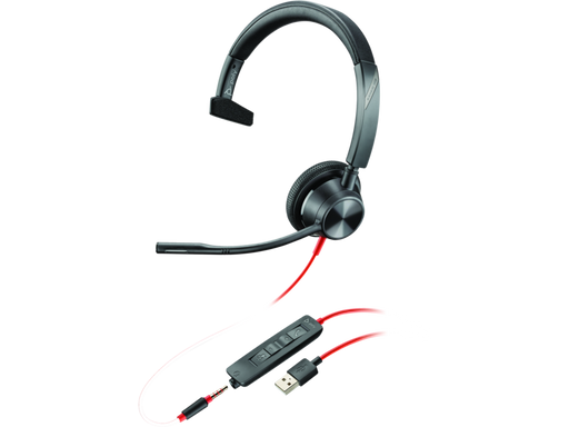 Poly 3315 Blackwire Mono Wired Headset
