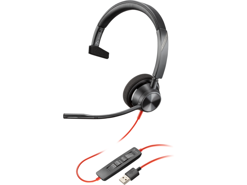 Poly 3310 Blackwire Wired Headset