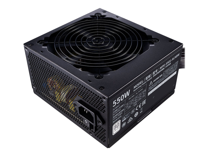 Cooler Master MWE White V2 550W 80 Plus Gold ATX Power Supply 120mm Fan