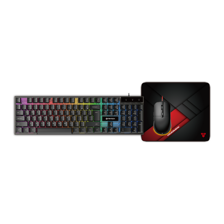 Fantech Hero Bundle P31 3-in-1 Gaming Combo LED Backlit Wired Keyboard Mouse Mousepad