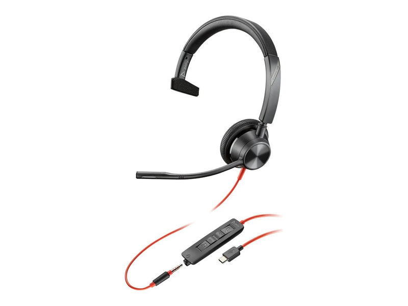 Poly 3315 Blackwire Mono Wired Headset