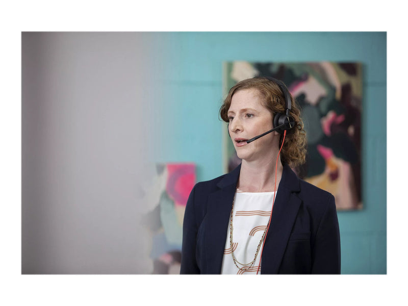 HP POLY BLACKWIRE 3320, UC, STEREO USB-C CORDED HEADSET, INCLUDING USB-A ADAPTOR - 8X219AA