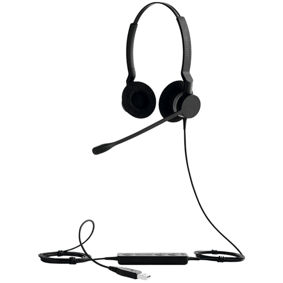 JABRA CORDED BIZ 2300 MS DUO HEADSET,USB-A (2399-823-109)