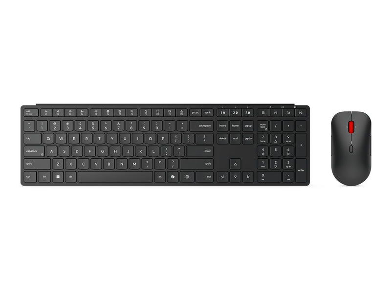 Lenovo Pro Combo 6000 Wireless Keyboard and Mouse Set Bluetooth/RF 3 Devices USB-A