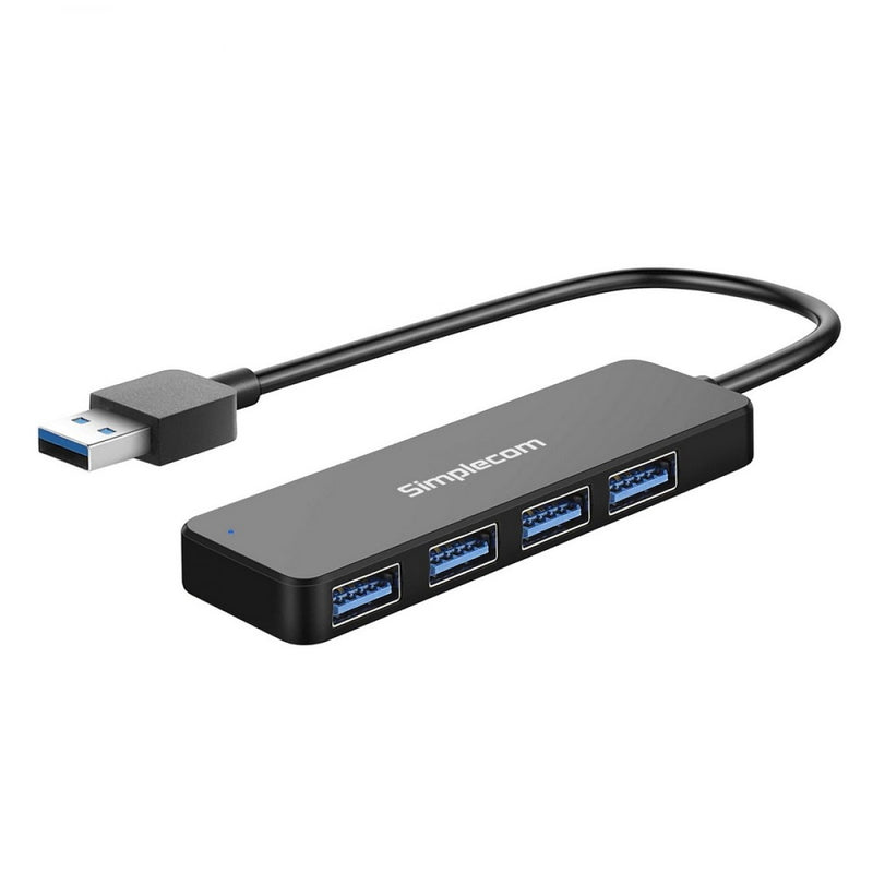 Simplecom USB 3.0 (USB 3.2 Gen 1) SuperSpeed 4 Port Hub