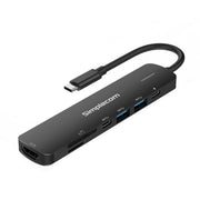 Simplecom CHT570 USB-C SuperSpeed 7-in-1 Multiport Hub - 1