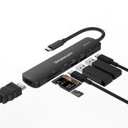 Simplecom CHT570 USB-C SuperSpeed 7-in-1 Multiport Hub - 0