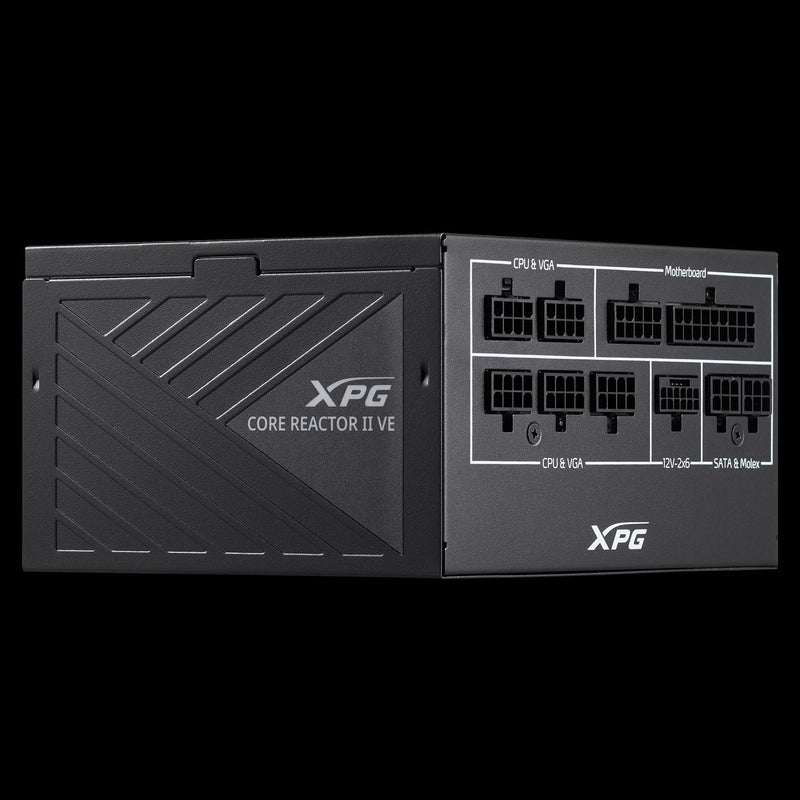 XPG Core Reactor II VE 850W 80 Plus Gold Fully Modular ATX Power Supply 7YR Warranty