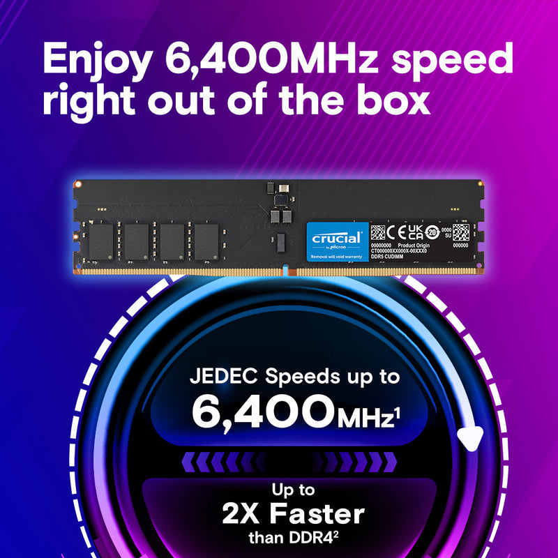 Crucial 16GB DDR5-6400 CUDIMM - 1
