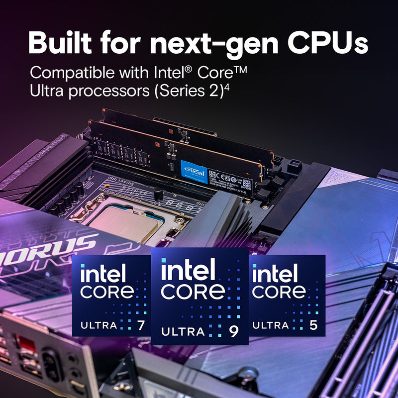 Crucial 16GB DDR5-6400 CUDIMM - 2