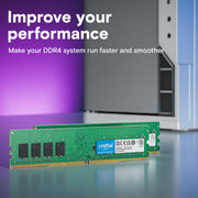 Crucial DDR4 UDIMM 8GB - 3