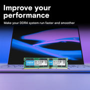 Crucial 16GB (1x16GB) DDR4 SODIMM 3200MHz CL22