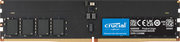 Crucial RAM module on a black background