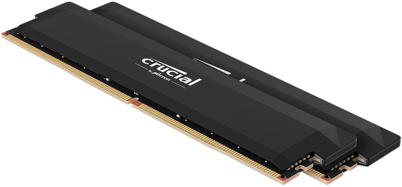 Crucial Pro 32GB (1x32GB) DDR5 UDIMM 6400MHz CL40 Black Desktop Memory Module