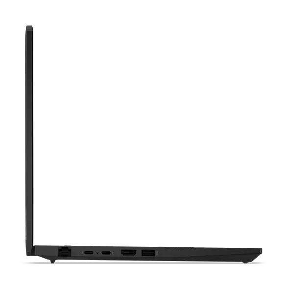 Profile view of the left side of the Lenovo L14 Gen 6 Notebook