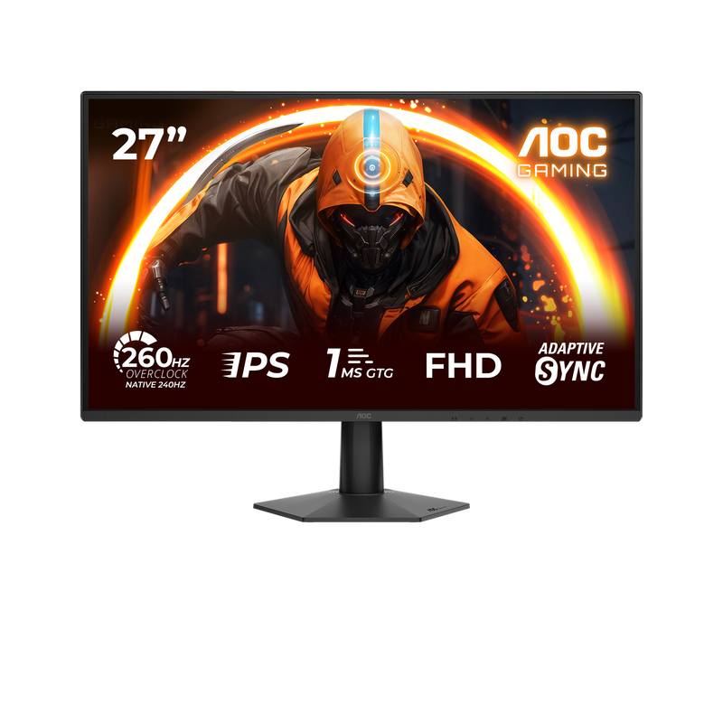 AOC 27G50Z 27in Fast IPS FHD 0.3ms 260Hz Gaming Monitor DP HDMI HDR10