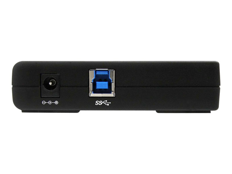 STARTECH 4 PORT BLACK SUPERSPEED USB 3.0 HUB - 4 PORT USB 3.0 HUB 2YR - ST4300USB3