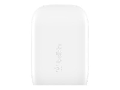 BELKIN 1 PORT BOOSTCHARGE 30W,USB-C PD, WALLCHARGER, INC USB-C TO LHTNING CABLE, WHITE - WCA005AU1MWH-B5