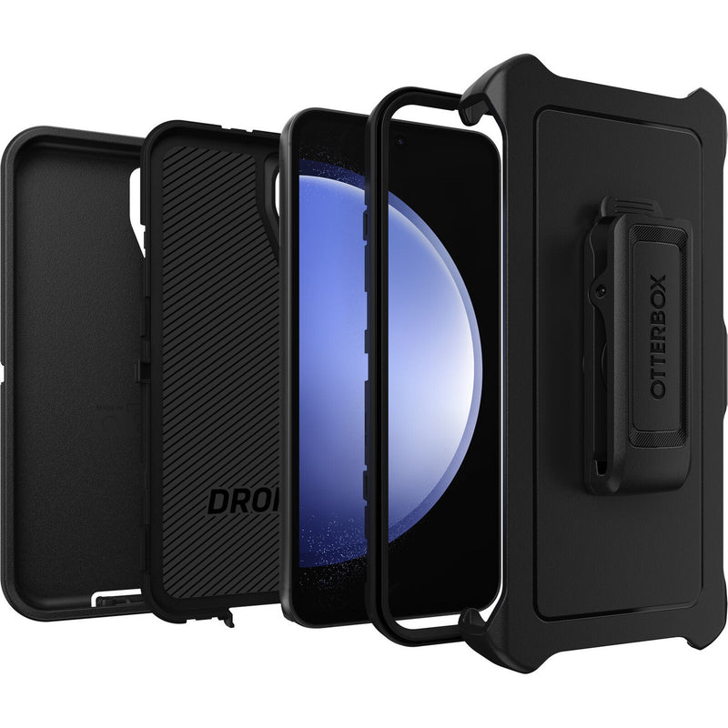 OtterBox Defender Samsung Galaxy S23 FE Case Black (77-94283) Rugged