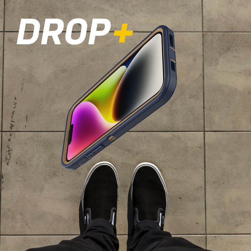 OtterBox Defender Apple iPhone 14 Plus Case Blue Suede Shoes (77-88367) Rugged